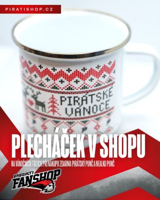 Kupte si pirátský vánoční plecháček 🙌 . A pozor, když si ho koupíte na vánočních trzích na náměstí 1. máje, tak do něj...