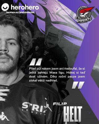Podívejte se na bonusový rozhovor s Filipem Heltem po jeho prvním startu za Piráty - už nyní na Herohero. 📺 👉🏻...