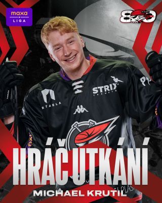 Hráčem utkání jste zvolili Michaela Krutila. 💪🏻