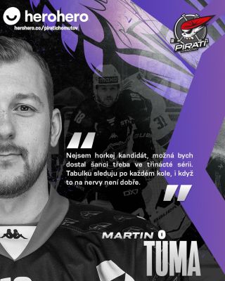 Podívejte se na bonusový rozhovor s @tumiic na Herohero, ve kterém mimo jiné mluvil o nájezdové sérii s Třebíčí, vyrovnané...